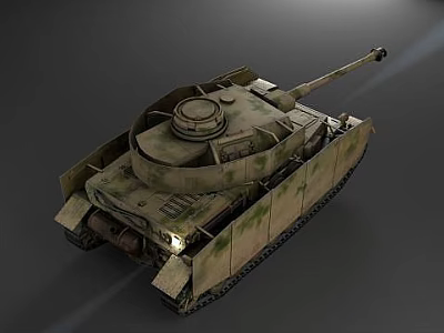 Military Tank Featuring Camouflage Paint Long Barrel Turret And Metal Tracks 3d model Military Tank Featuring Camouflage Paint Long Barrel Turret And Metal Tracks 3d model