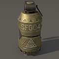 Grenade Grenade Sci-fi Grenade Smoke Bomb Flash Bomb High Explosive Bomb Tear Bomb Grenade Simple Mold Grenade Low Mold Low Face Grenade Game Grenade 3d model