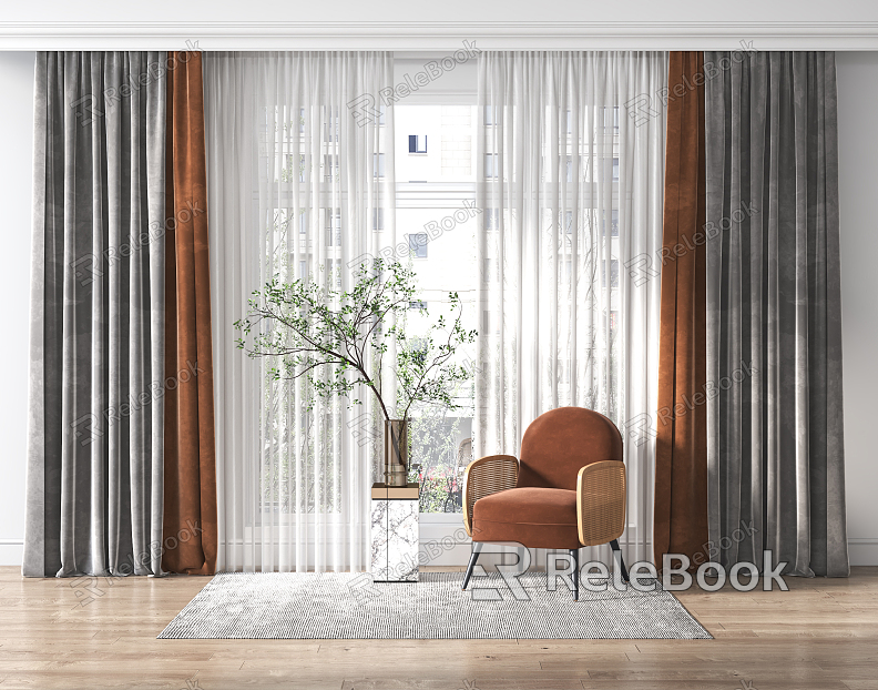 Modern Curtains model