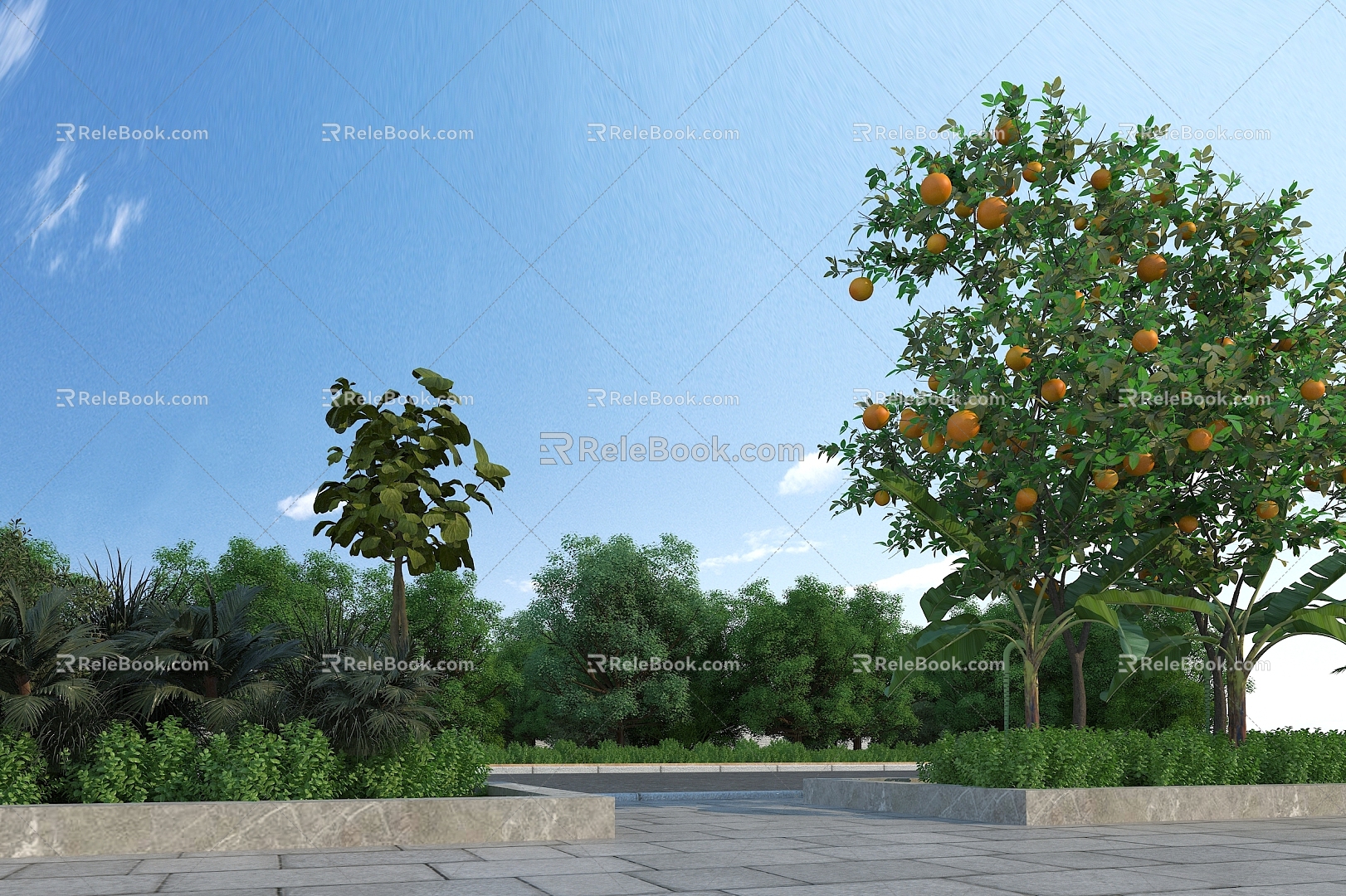 Landscape 3d model