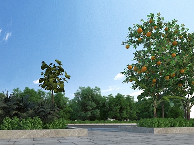 Landscape 3d model