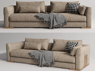 Modern double sofa model