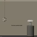 Premium Modern Pendant Light Design With Sleek Metal Structure And Neutral Wall Interior