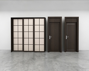 Door combination 3d model