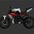 Motorcycle Two-wheeled Motorcycle Cross-country Motorcycle Road Race Motorcycle Motor Vehicle Transport 3d model