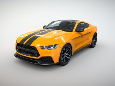 HD realistic car 3d model