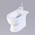 Modern White Toilet Design Featuring Chrome Faucet And Sleek Minimalist Style