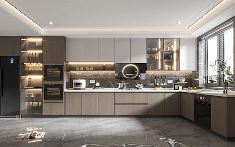 Modern Kitchen 3d model