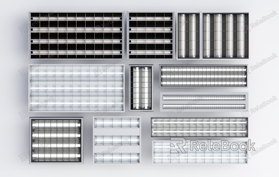 Modern Grille Lamp Ceiling Lamp model