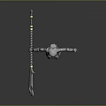 Futuristic Silver Female Robot Game And Movie Character With Metallic Armor And Shiny Surface