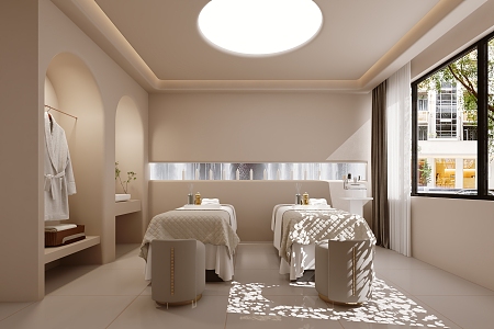 Beauty SPA Beauty Salon Head Treatment Room Health Hall 3d model