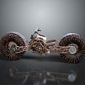 Motorcycle Two-wheeled Motorcycle Cross-country Motorcycle Road Race Motorcycle Motor Vehicle Transport 3d model