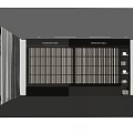 Modern Design Boutique Display Shelves With Neatly Arranged Compartments For Product Showcase