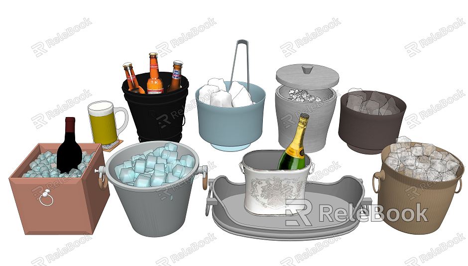 Modern Bucket Ice Bucket model