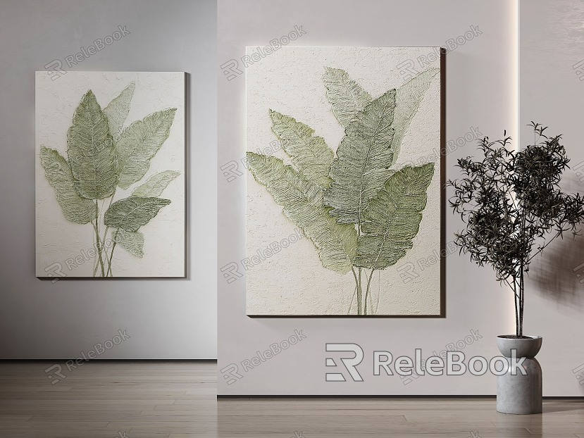 Quiet Plant Painting Decorative Painting model