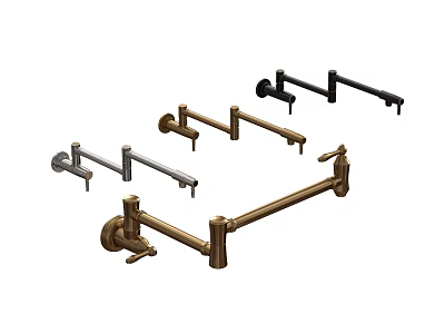 Modern faucet pull-out faucet 3d model