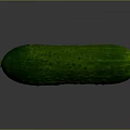 White Cucumber Water Cucumber Dry Cucumber Green Cucumber South China Cucumber European Greenhouse Cucumber Fruit Cucumber 3d model