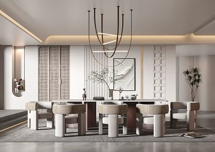 Modern Restaurant 3d model