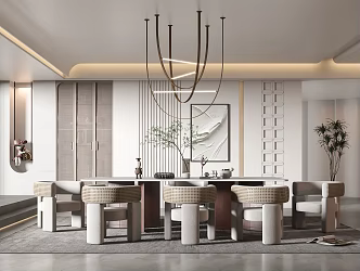 Modern Restaurant 3d model