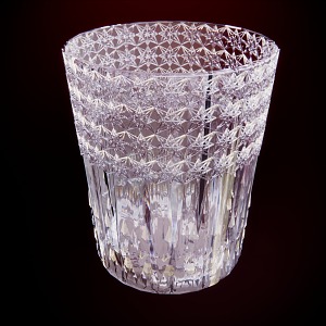 Modern Cup Glass Mug 3d model