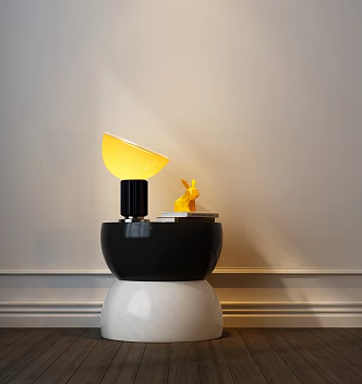 Modern Italian Bedside Cabinet 3d model