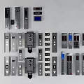 Modern button keys 3d model