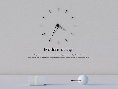 Wall clock model