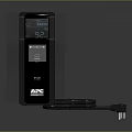 APC Uninterruptible Power Supply with LCD Display and Power Cord for Computer Protection