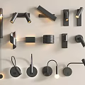 Modern wall lamp reading lamp metal wall lamp bedside wall lamp rotating wall lamp 3d model