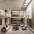 Modern Basement 3d model