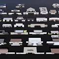 Main Pedestrian Entrance Landscape Gateway SU Model Collection 33 Sets