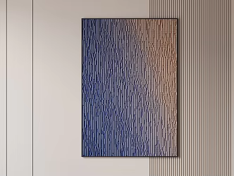 Abstract Art Hanging Paintings 3d model