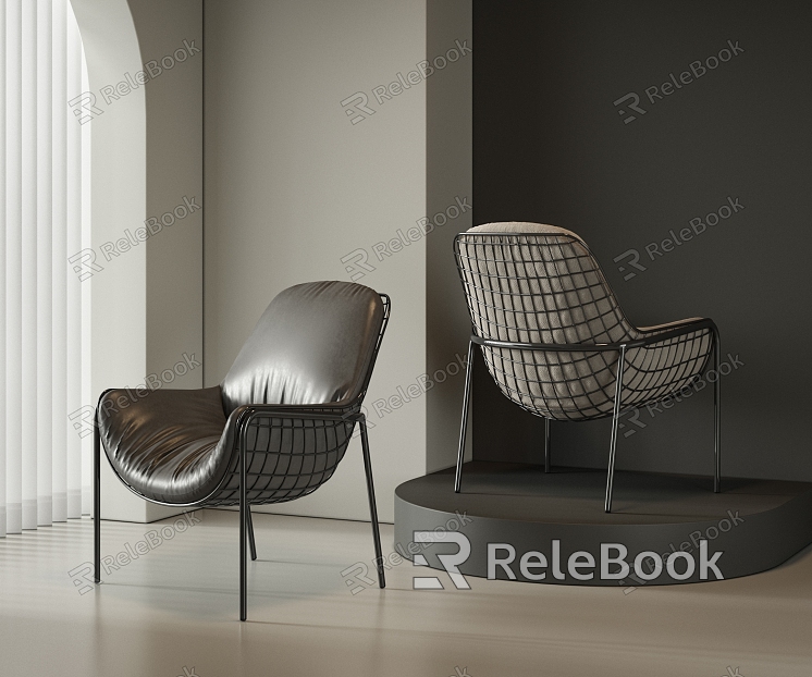 Single Chair Dining Chair Leisure Chair model