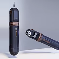 Two Modern Handheld Industrial Equipment With Black Design And Metal Accents For Use