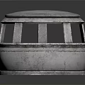 Gray Round Multi layer Metal Equipment With Central Circular Component
