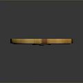 Golden Circular Magic Weapon Featuring Six Colored Gems Blue Green Red Yellow Black White