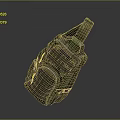 Camouflage Utility Backpack For Outdoor Use With Multiple Straps And Pockets