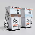 American Brand Vintage Fuel Dispensers With The Good Stuff And Carters Lead Free Labels