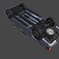 Silver Modern Pickup Truck With Double Cab And Sleek Cargo Bed Design