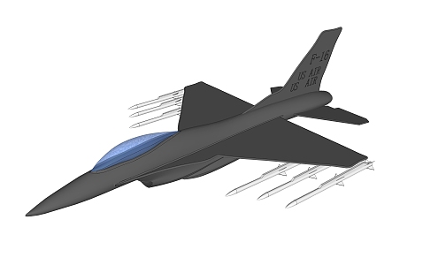 Modern Fighter 3d model