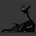 Modern SOLE Black Elliptical Trainer Home Fitness Equipment For Daily Use