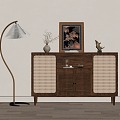 Silly Vintage Entrance Cabinet 3d model