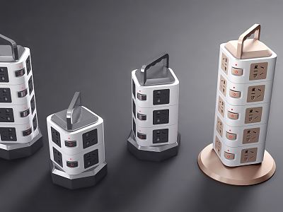 Modern socket portable multi-function socket model