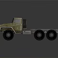 Army Green Military Truck With Six Wheels Heavy Duty Off Road Chassis