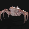 Transparent Spider Like Creature With Red Eyes Multiple Legs And Sci Fi Design