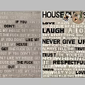 Decorative Square Rug With Motivational Text Patterns And Typography Design For Home Decor