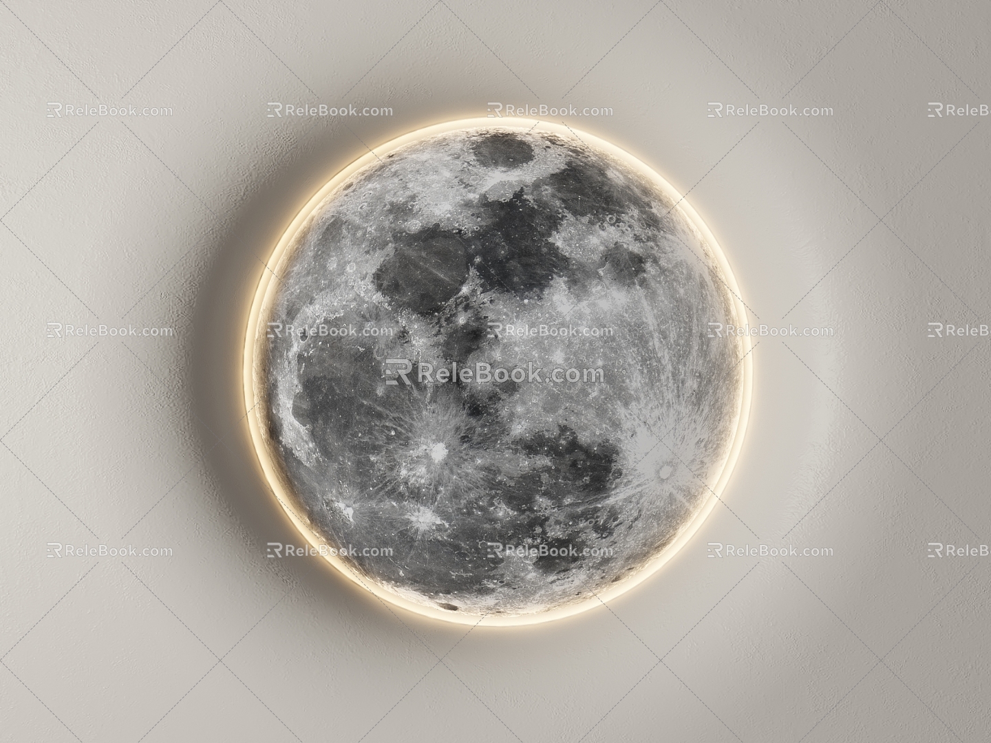 Moon lamp Moon lamp wall lamp wall decoration 3d model