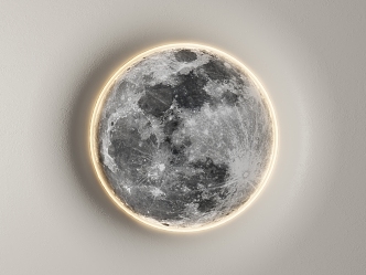 Moon lamp Moon lamp wall lamp wall decoration 3d model