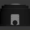 Industrial Rotary Device With Circular Structure Black Silver Housing And Multiple Holes For Machinery Use
