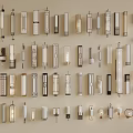 Various Modern Wall Lamps With Different Designs And Metal Glass Finishes